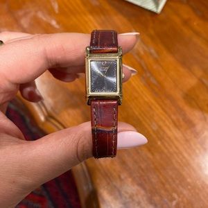 Leather Citizen eco drive watch